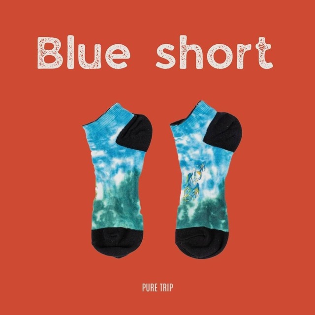 【ペトックス】blue short エシカルペットボトル靴下