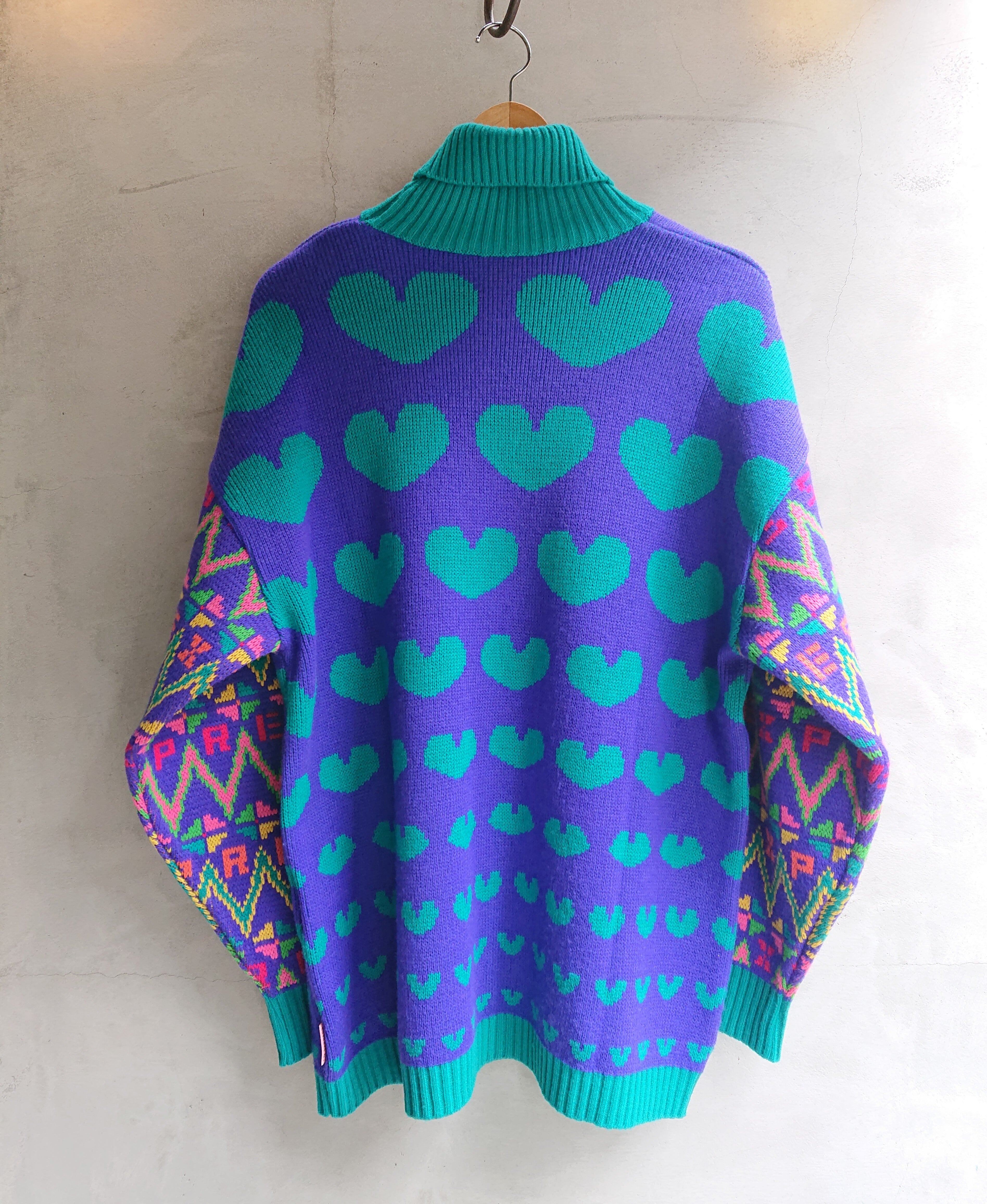 1980s I.N.EXPRESS BY NOBUO IKEDA DESIGN SWEATER | BOW 1980s I.N.EXPRESS BY NOBUO IKEDA DESIGN SWEATER | BOW