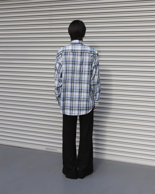 【JUNKO KOSHINO】oversize check shirt