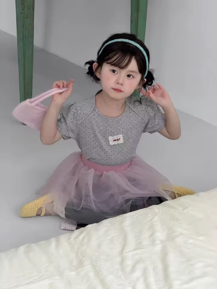バックオープンドットトップス