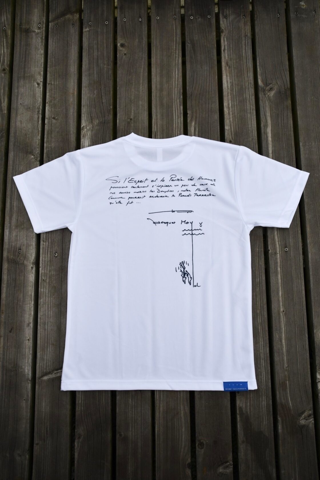 コピー：ドライ Tシャツ | ジャック・マイヨール サイン入り | Pay ID