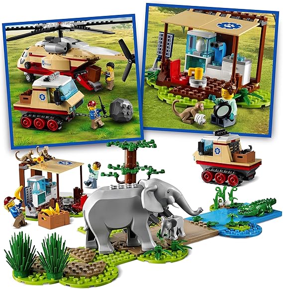 レゴ(LEGO) シティ 出動！どうぶつレスキュー 60302 おもちゃ ブロック