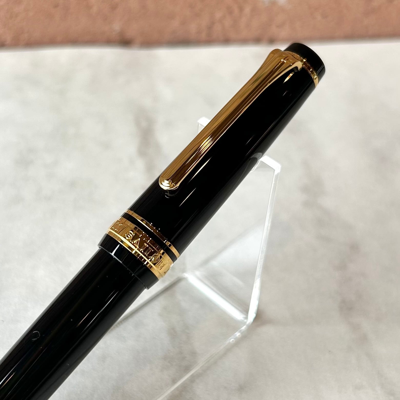 廃盤品】 SAILOR 「 プロフェッショナルギア スリム 金 万年筆」／字幅