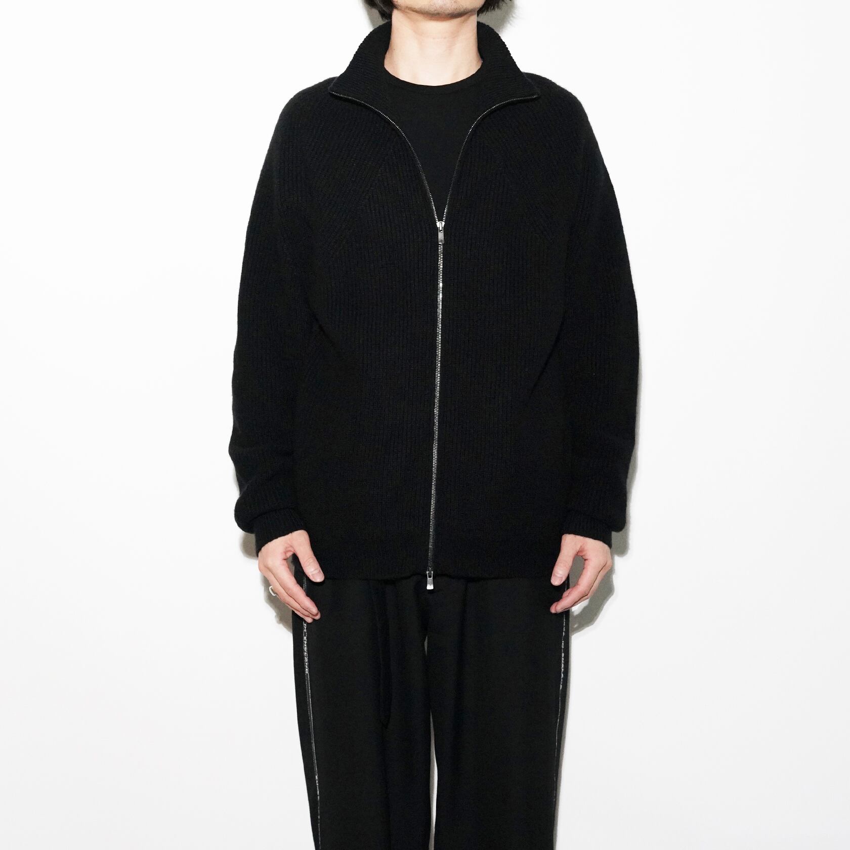 Golden Hand Cashmere - Drivers Knit〈Black Zip〉 | No,No,Yes