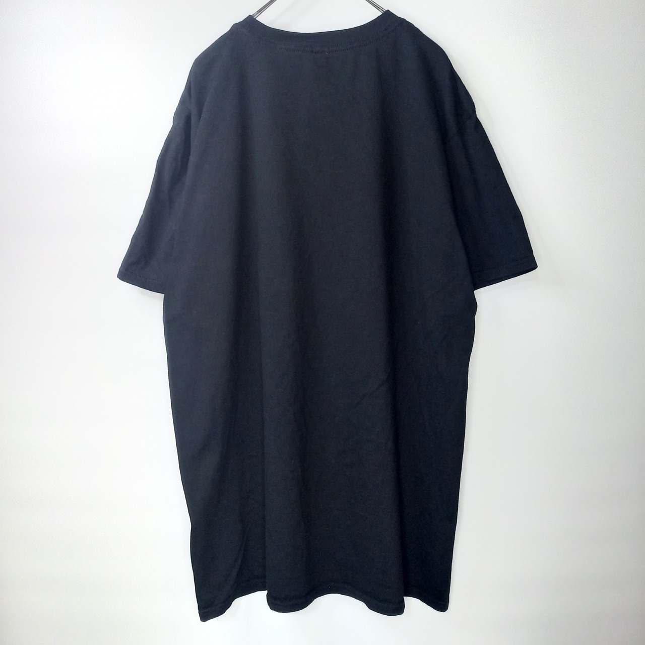 マーベル　キャラクター　プリント　Tシャツ　パニッシャー　スカル　半袖　黒