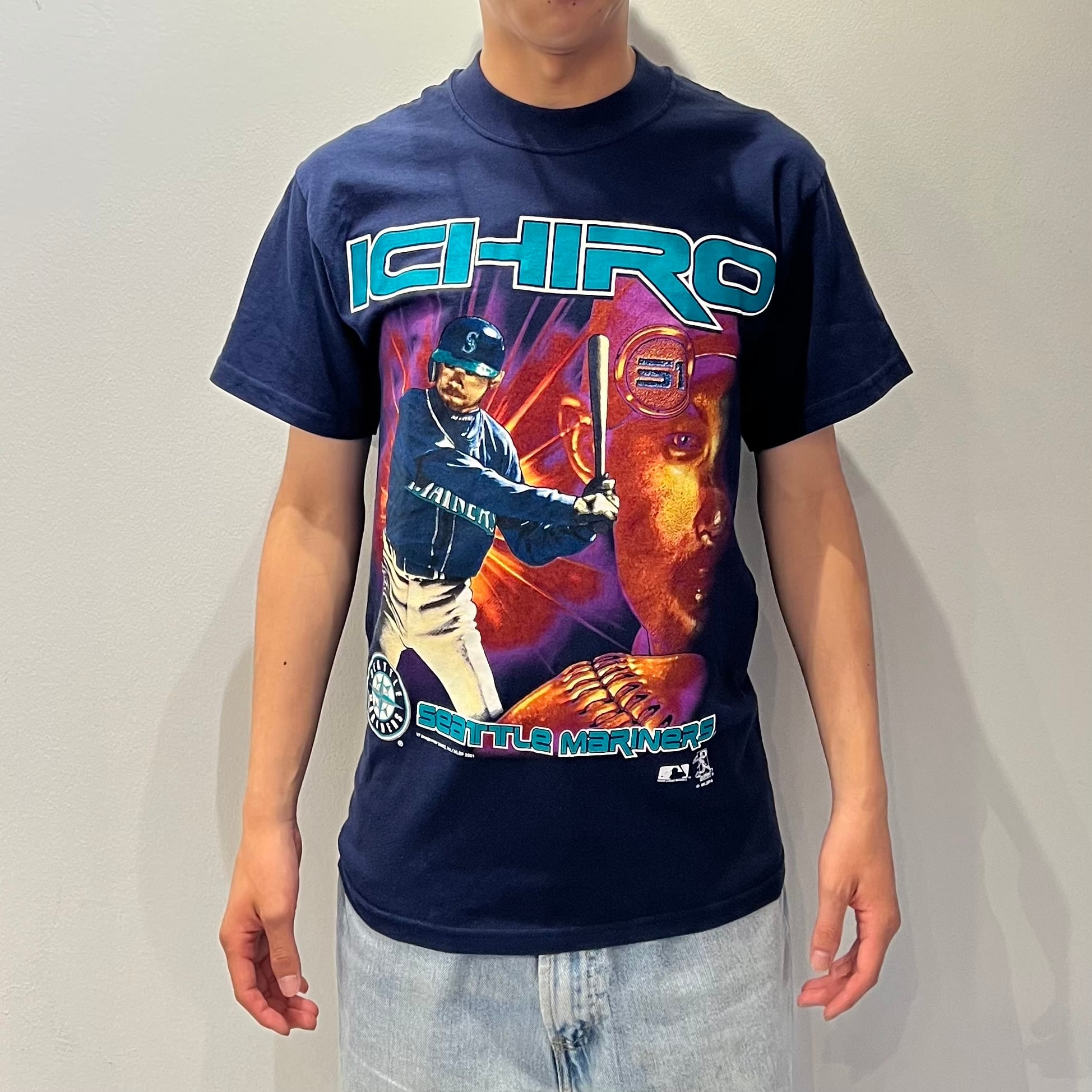 MLB MARINERS ICHIRO/シアトルマリナーズ イチロー Tシャツ 2001年