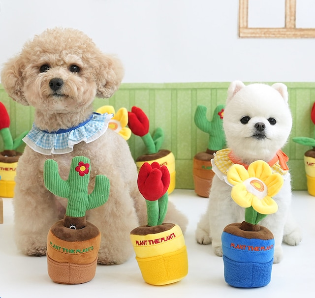 gardening snack toy  / ノーズワーク ペット 犬 おもちゃ 音が鳴る 知育玩具 ノーズワーク おやつ隠し 可愛い わんちゃん ストレス解消 インスタ映え