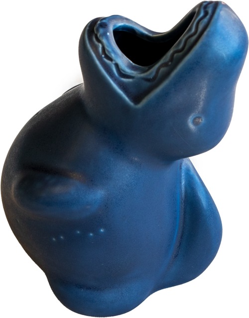 【食器】江戸っ子恐竜 ザックザックザウルス ブルー