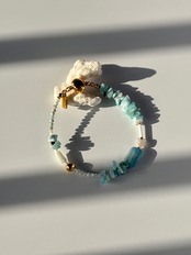 magnet bracelet |    Seashore［GB040-BL］