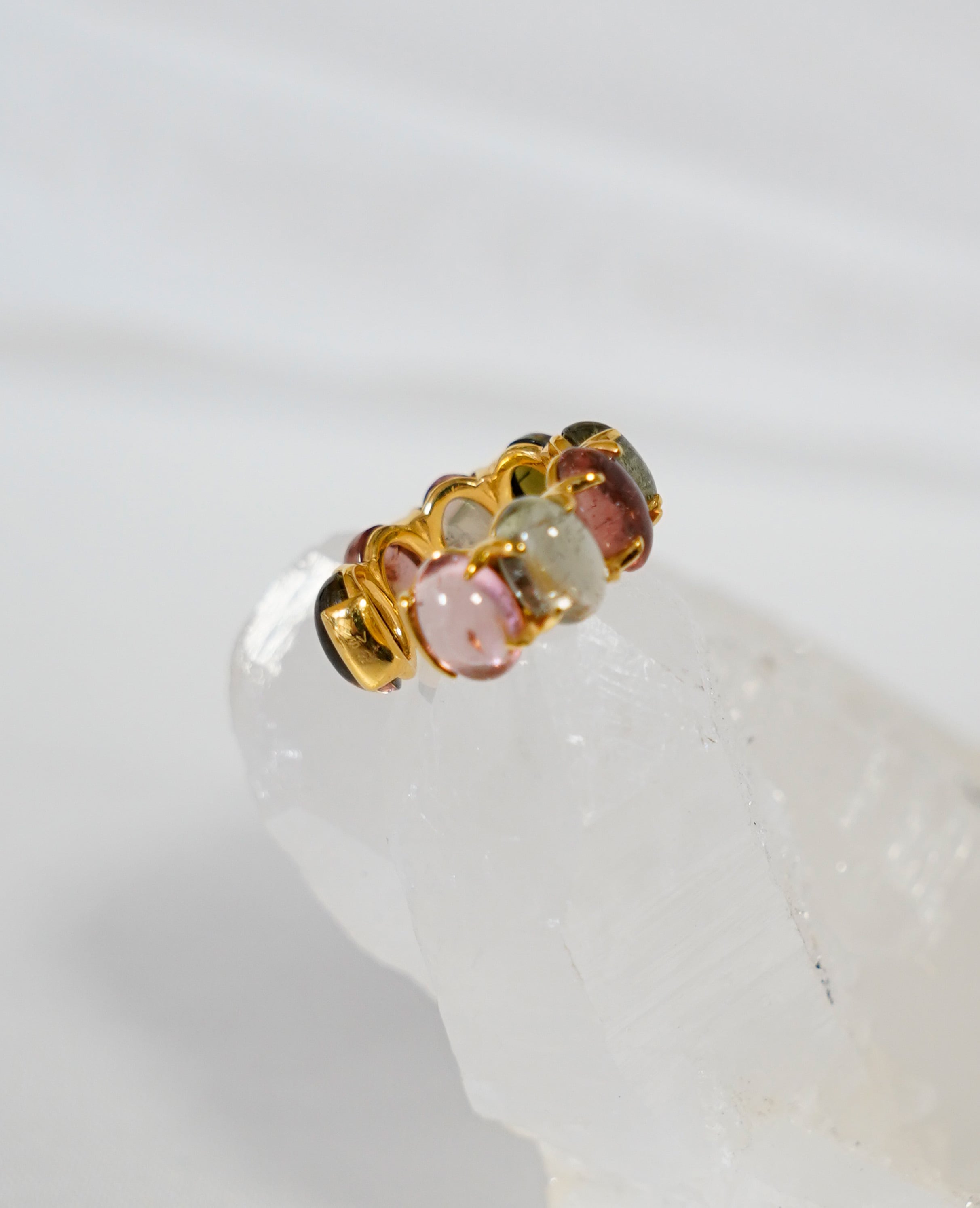 (SV)Tourmaline eternity earcuff