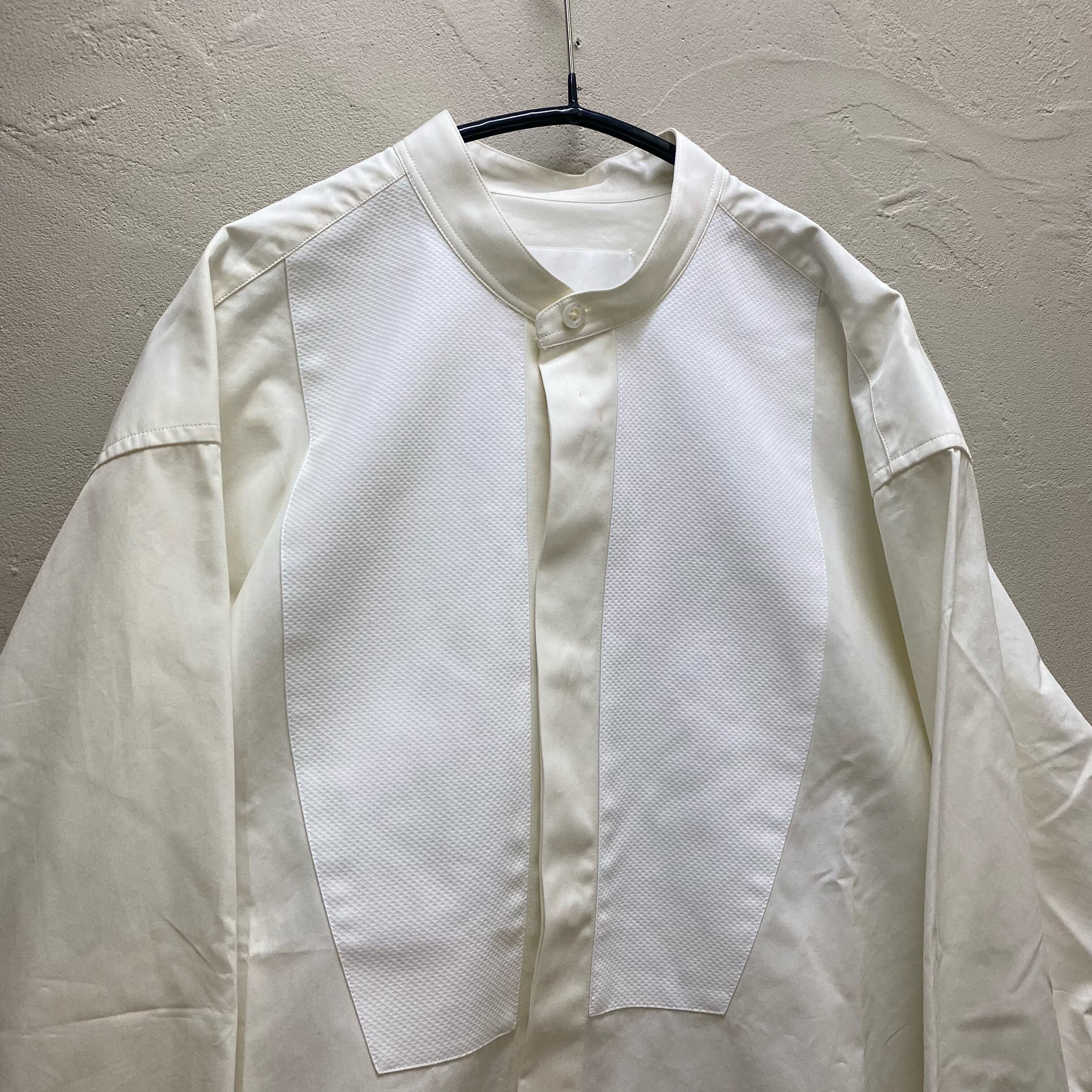 JIL SANDER ジルサンダー スタンドカラー 比翼ロングシャツ jsmq744326 