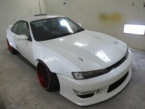 爪折り加工】日産純正 S14 シルビア 後期 フロント フェンダー 左右 