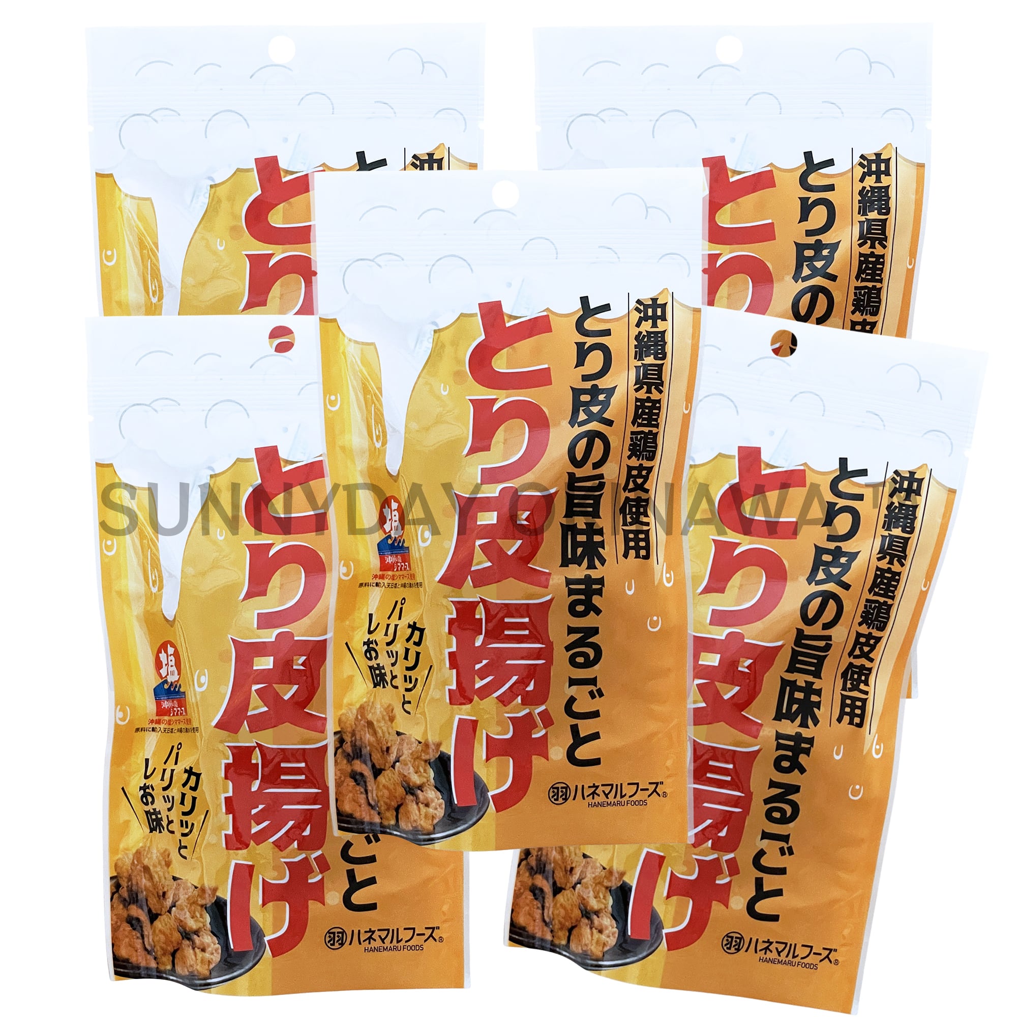 とり皮揚げ 40g 5袋 ハネマルフーズ | サニーデイオキナワ | 超沖縄専門店