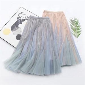 dream color flare skirts (2color) <sk10020>