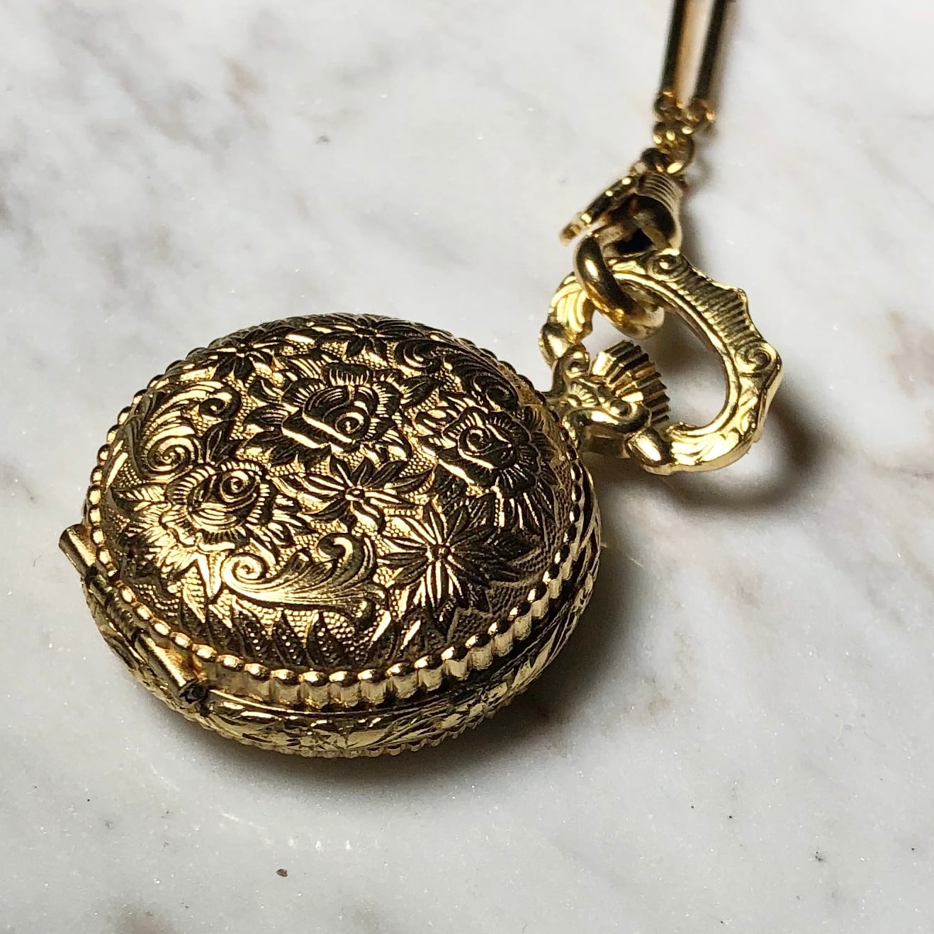 vintage BUCHERER manual winding pendant watch | NOIR ONLINE