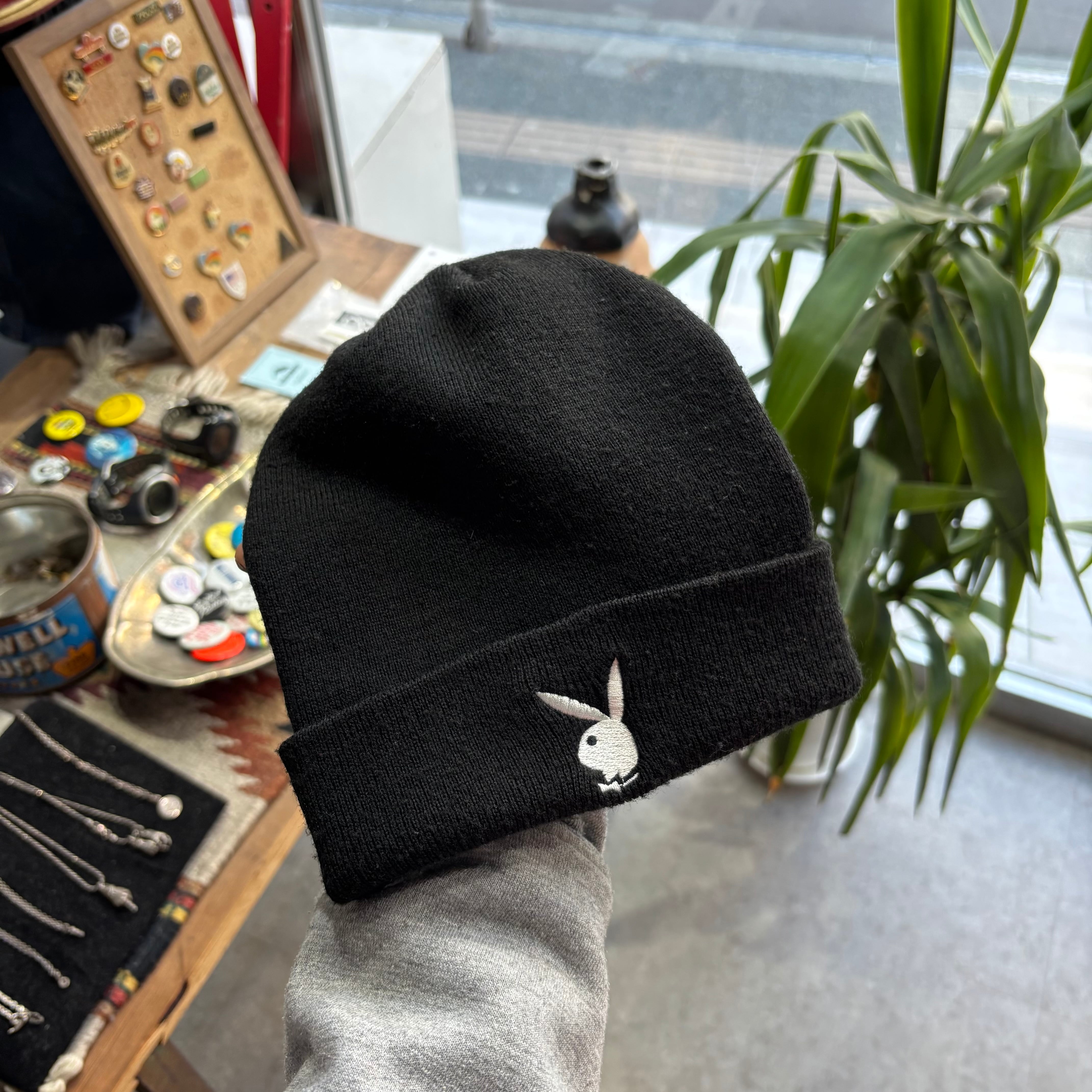 old PLAY BOY "logo design" knit cap【仙台店】