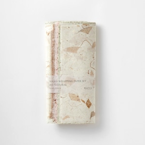 PP101 WASHI WRAPPING PAPER SET 003 NATURAL