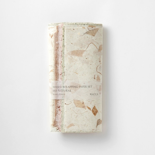 PP101 WASHI WRAPPING PAPER SET 003 NATURAL