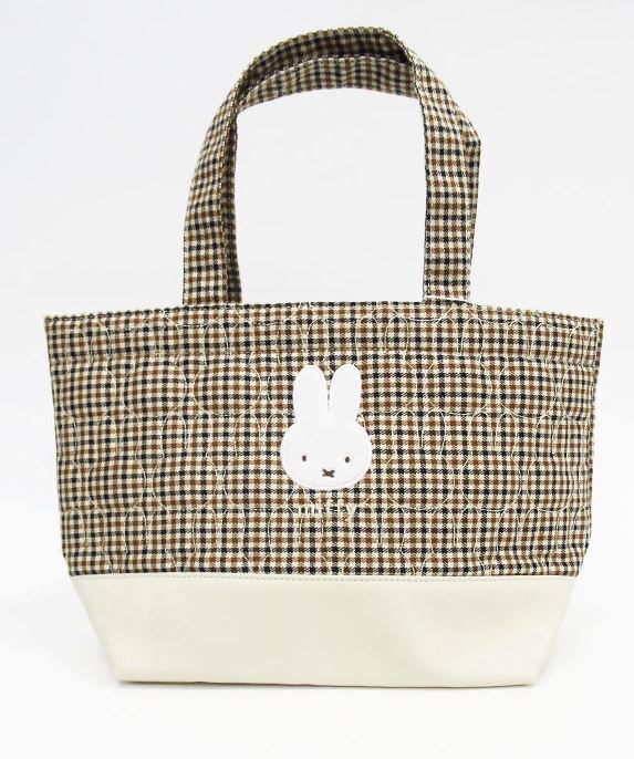 miffy トートバックﾞIV キルティングチェック | shop TODOKORO