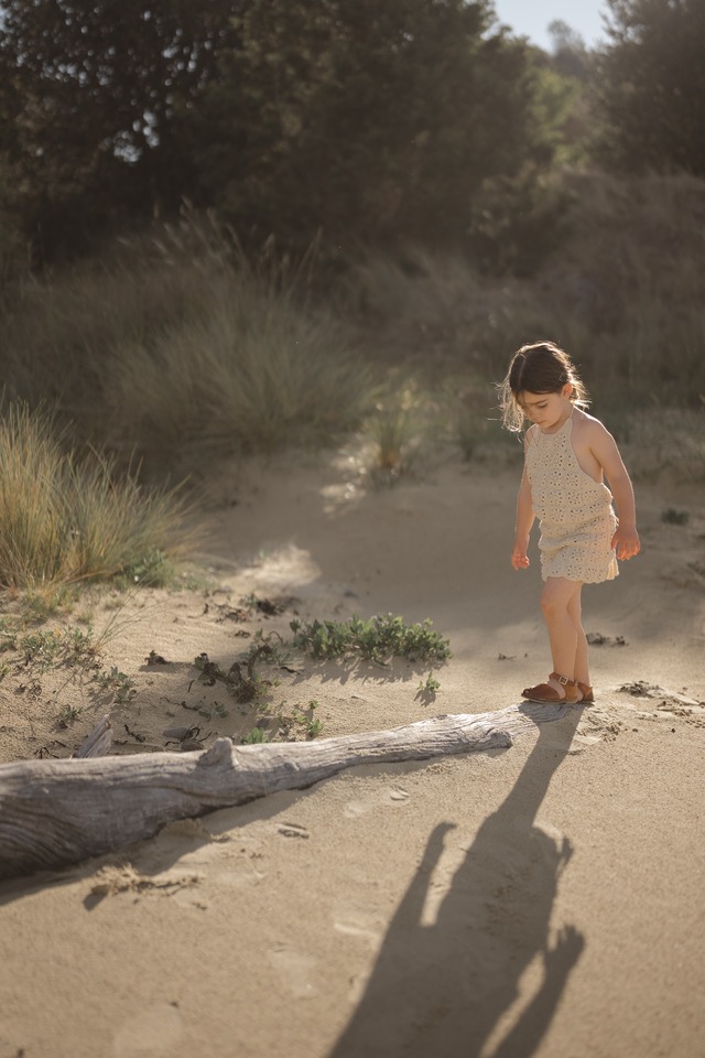 《即納》son and daughter / Alba Crochet Top
