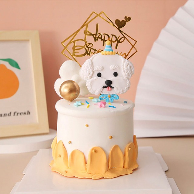即納 ドッグデコレーション ケーキトッパー 誕生日 トイプードル マルチーズ 犬グッズ 愛犬服セレクトショップ Stella Dog