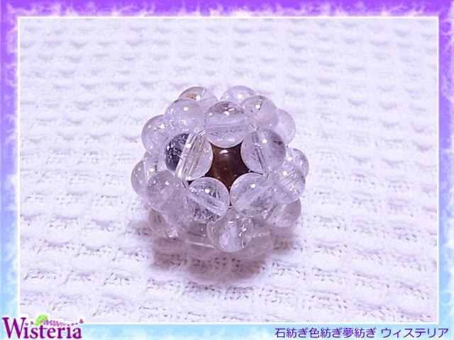 【願い玉】　水晶×グリーンクォーツァイト　癒し玉