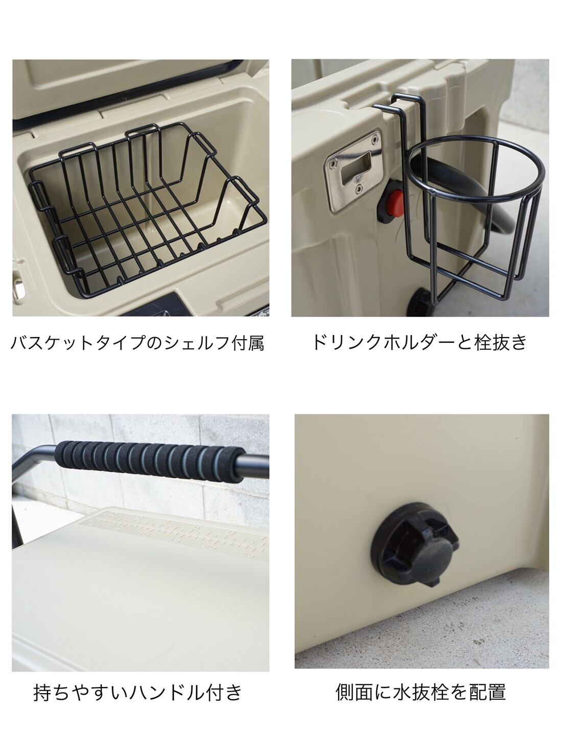 LONER】ICE Region cooler(アイスレギオンクーラー)20QT Gray(グレー 