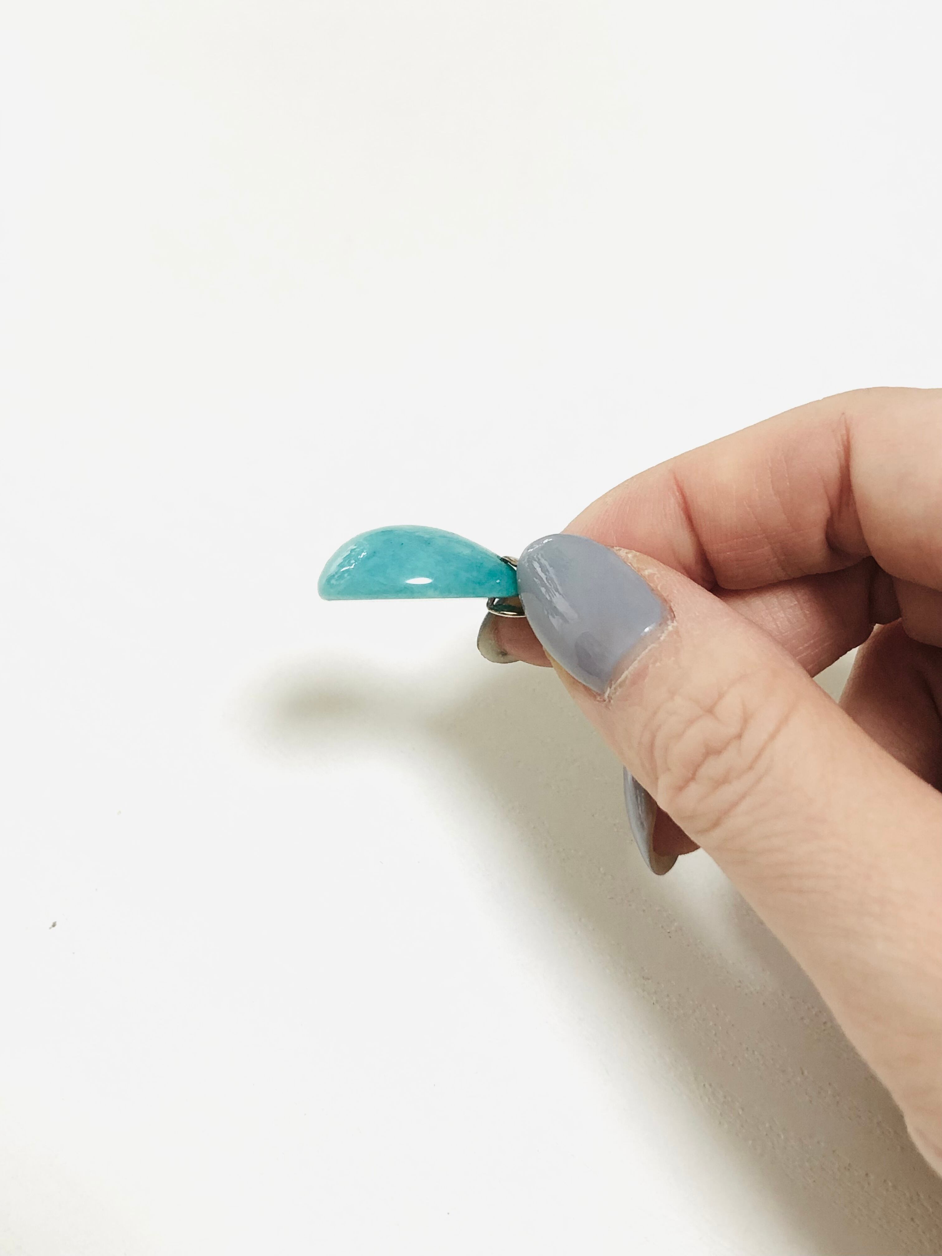 希望の石！アマゾナイトの大粒ネックレス | 虹色の星 