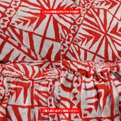 フラダンス 衣装 NOANOA ノアノア サッシュドレス レッド系 グレイ系 ドレス ワンピース 赤 フラ ダンス タヒチアン 柄 模様 ハワイアンプリント 総柄 華やか ダンス衣装 イベント ステージ おしゃれ かわいい アロハ
