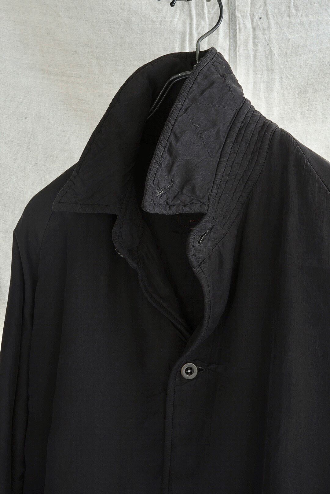 CHEZ VIDALENC - COAT BOBI SHORT SILK | Brownie