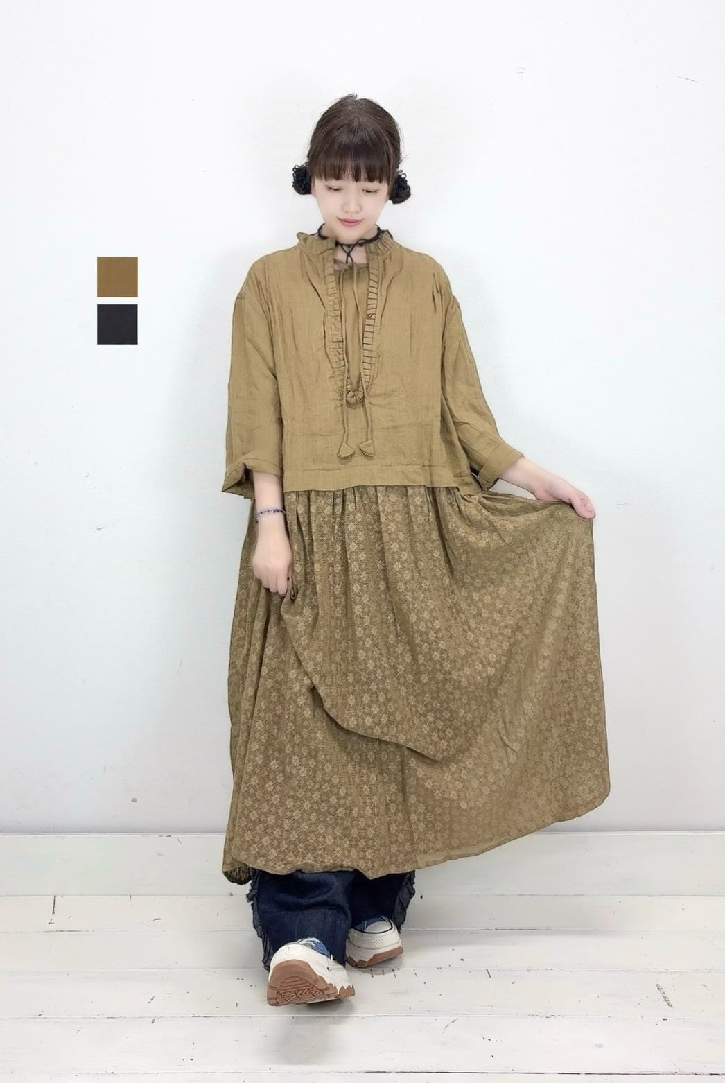 極美品【23区】Bahariye パンツスーツ　ストライプ　背抜き　48/46 ブランド | syozikiya online shop
