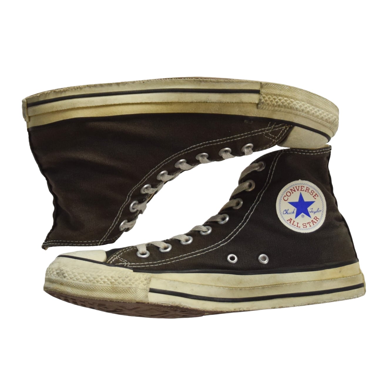 's "CONVERSE ALL STAR" Vintage High Cut Canvas Sneaker Black