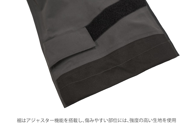 スペックエム クラフィット シー   セーリング サロペット CHARCOAL GRAY