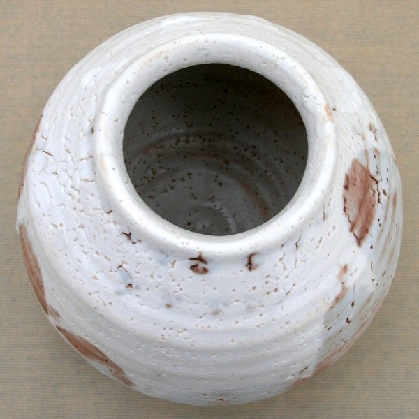 志野焼・河合竹彦・花器・No.150908-15・梱包サイズ80 | リサイクル