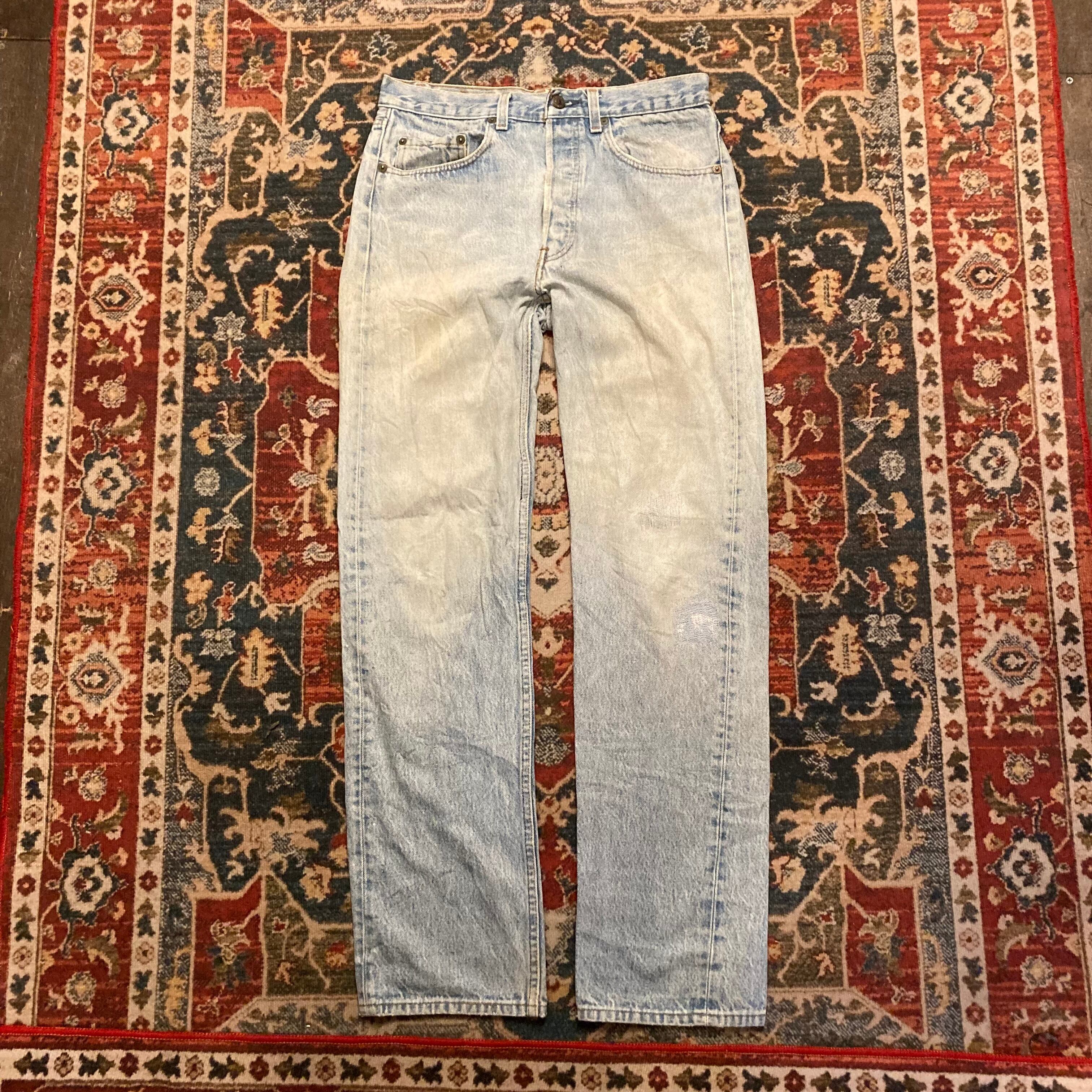 90s USA製 Levi's 501 デニムパンツ W38 L30 W98cm リーバイス