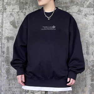 カジュアルレタープリントスウェットシャツ 2カラー 11257
