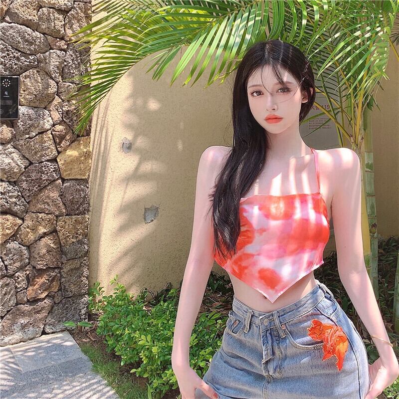 サマーショートトップス 夏物 ブラックストロベリース99309707513