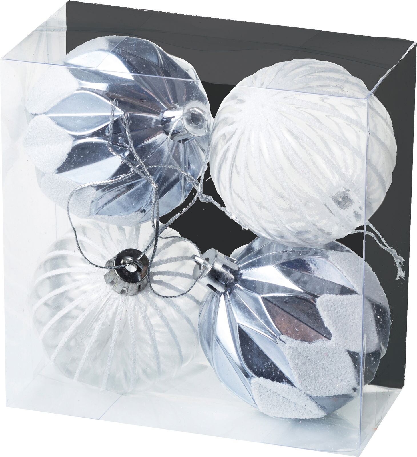 ６０ＭＭフロスティミックスボール　４Ｐ　-　COA-880　4961823703331　クリスマス雑貨 > ポピーオリジナル