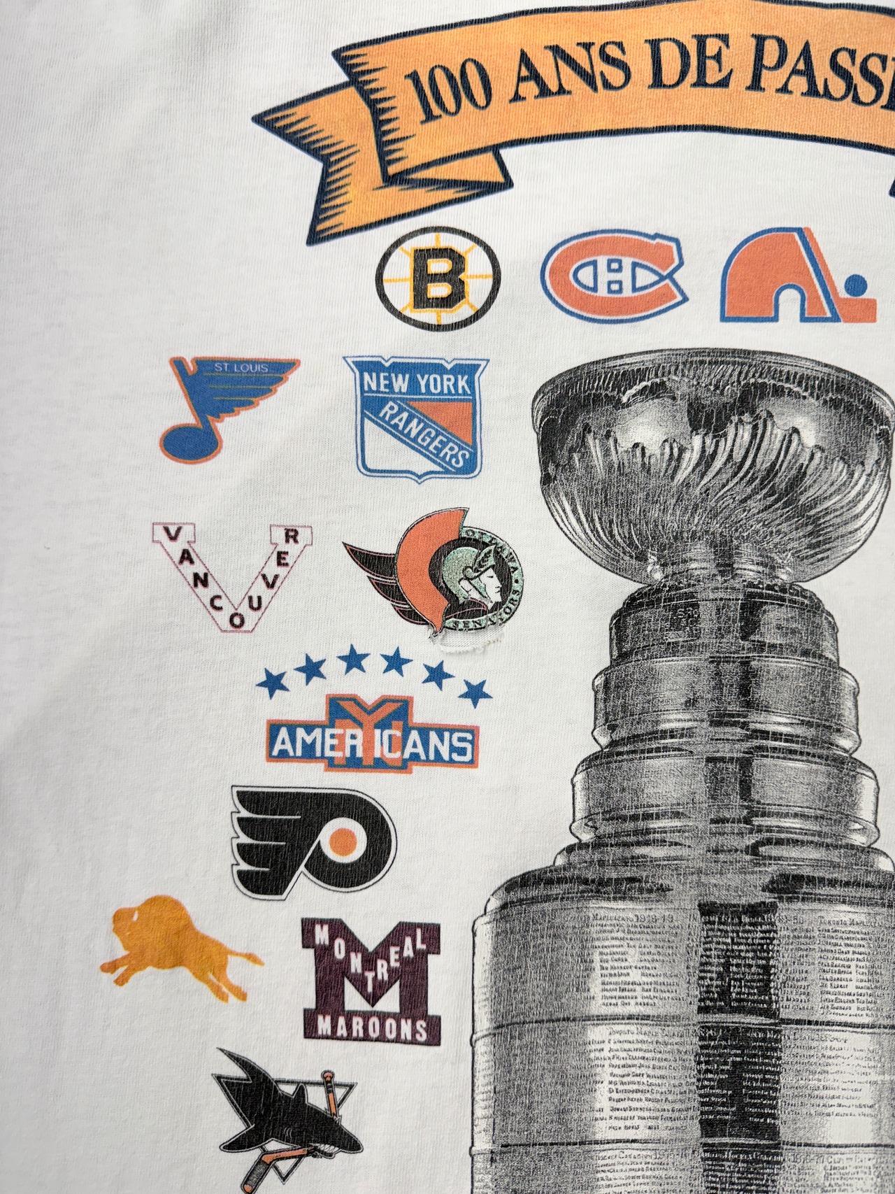 90s NHL Stanley Cup / Ravens Athletic  made in fait au canada・画像12