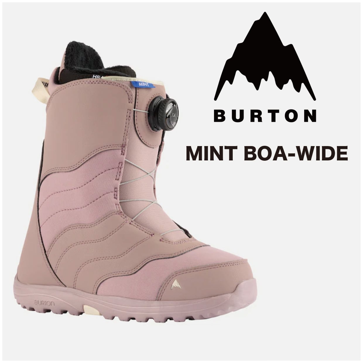 23-24年モデル BURTON .『 MINT BOA-WIDE 』. Elder Berry . バートン ...