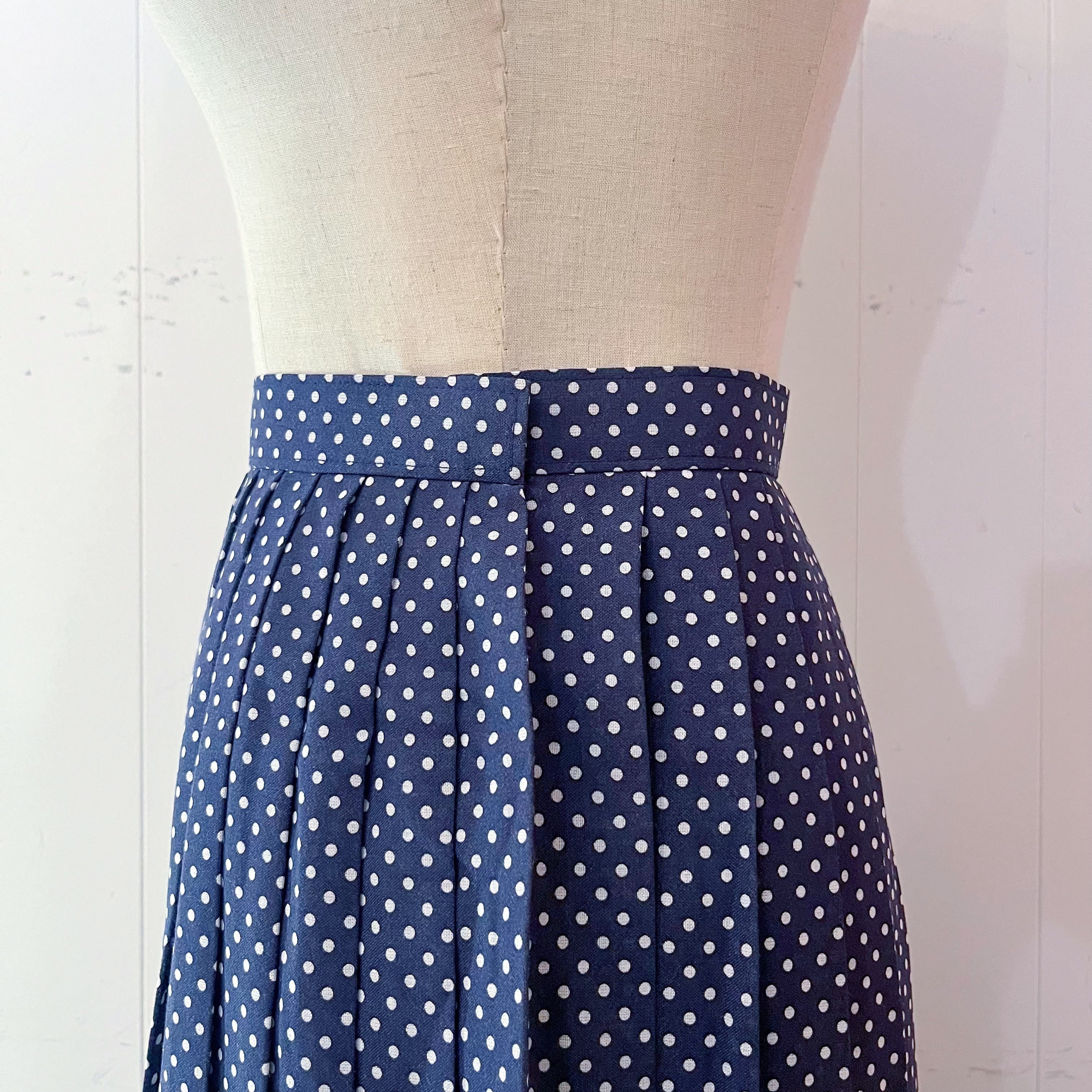 flower lace printed pleats skirt