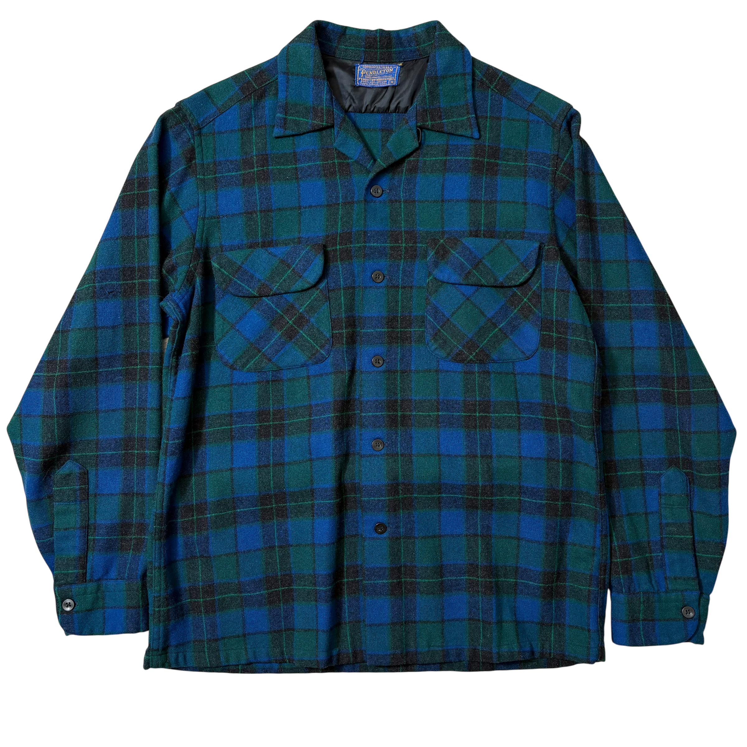 PENDLETON ペンドルトン 開襟 オープンカラー オンブレチェック