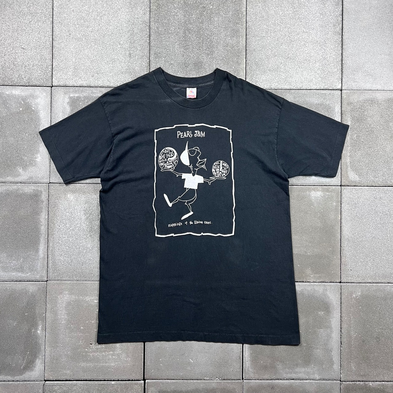 90s vintage PEARL JAM BOUNDLESS tee XL black USA | dgaf 