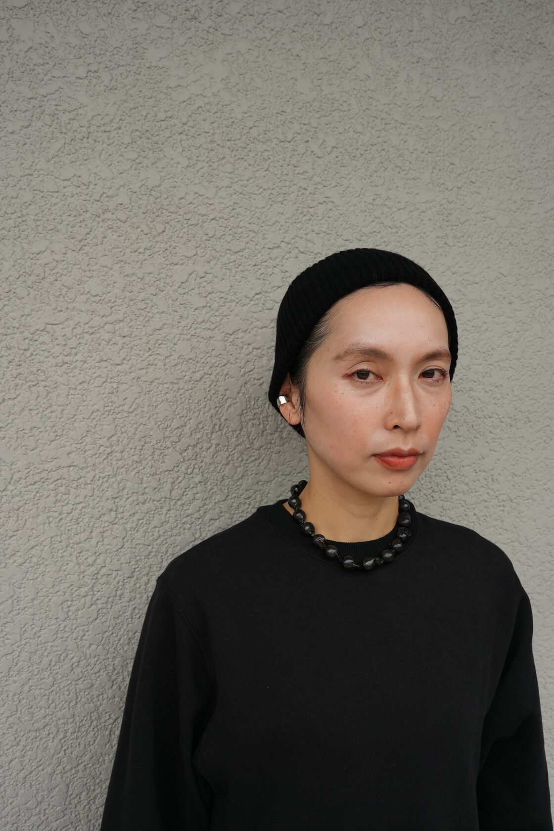 MOON TREE PLANET - Knit_turban black | Pay ID