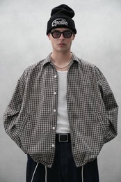 Embroidery Dry Tech Big Cuffed Beanie (PRODUCTION OF COOTIE) - Ash Gray -