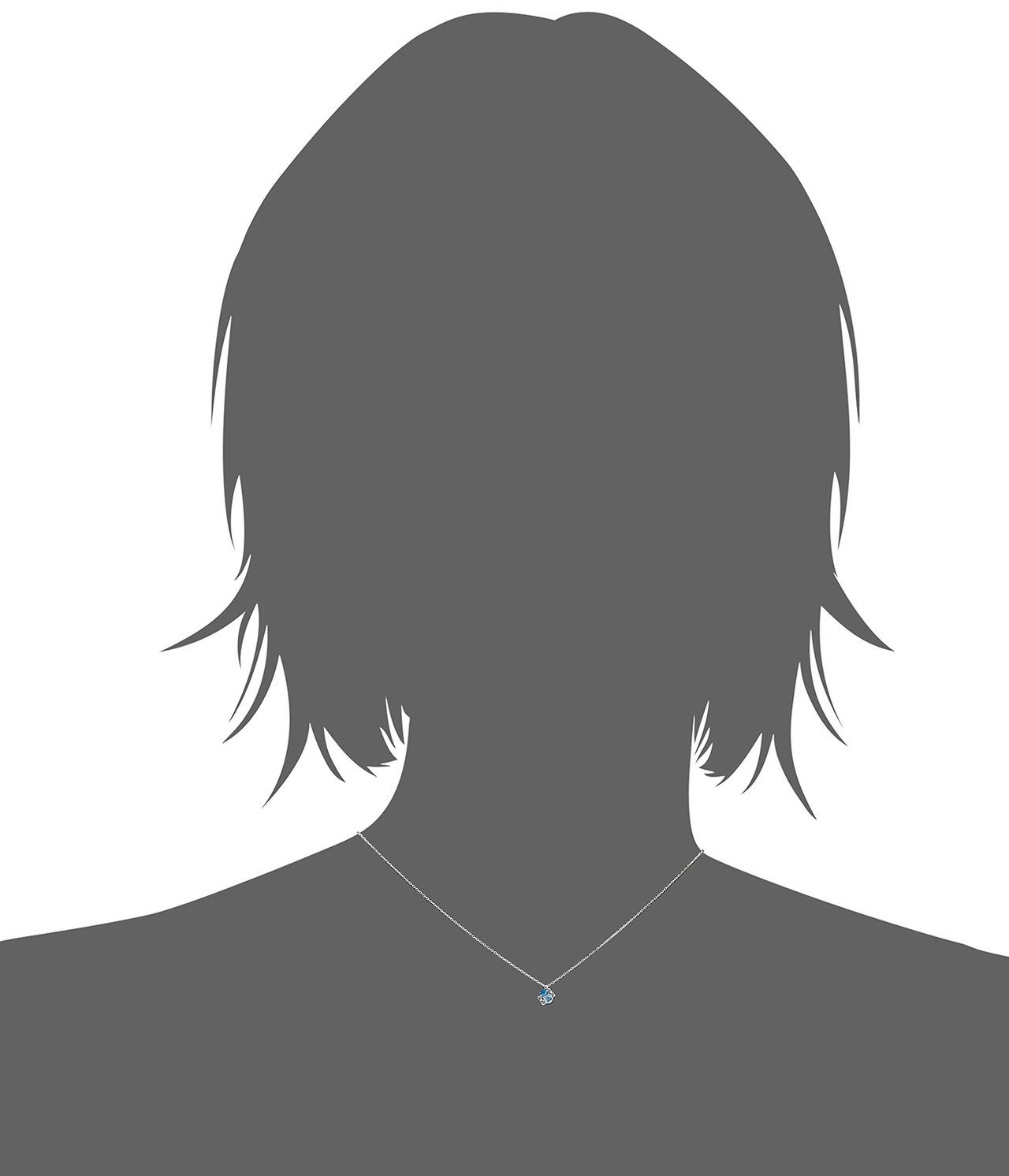 特価セール】ブルーム BLOOM K10 ホワイトゴールド 天然石 ネックレス  