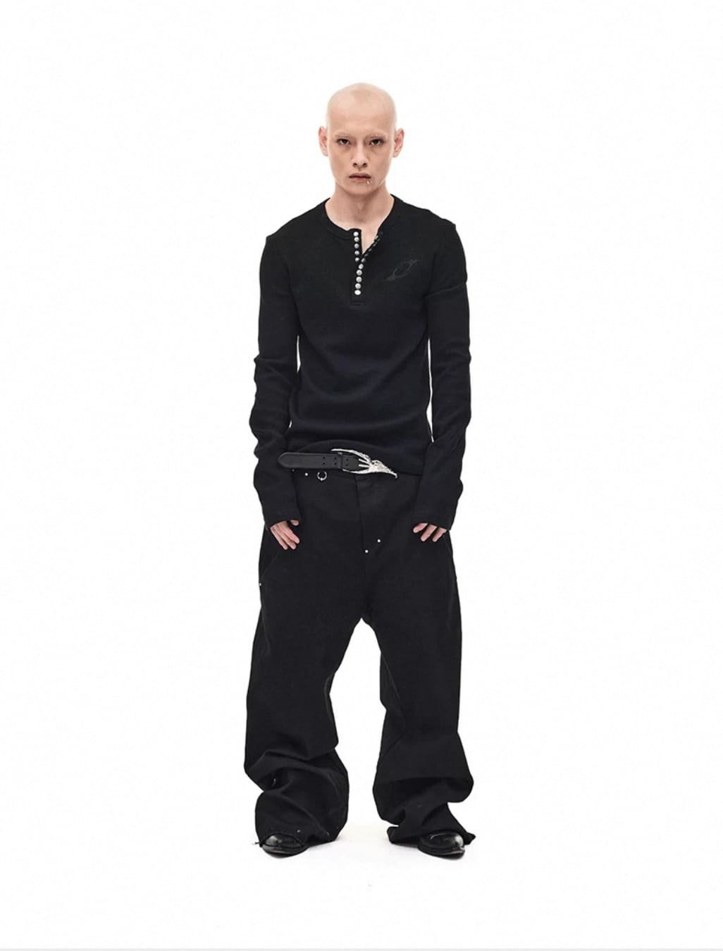 Opium Ribbed Thermal Henley Shirt サーマル Opium Ribbed Thermal Henley Shirt サーマル | Juns garment service