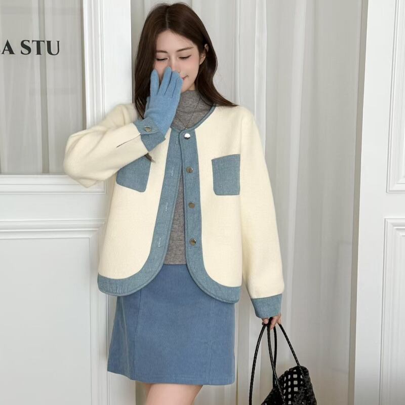 【outer】デニムドッキングコート Q6752