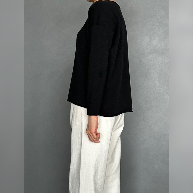 wool pullover　ウールプルオーバー　evam eva