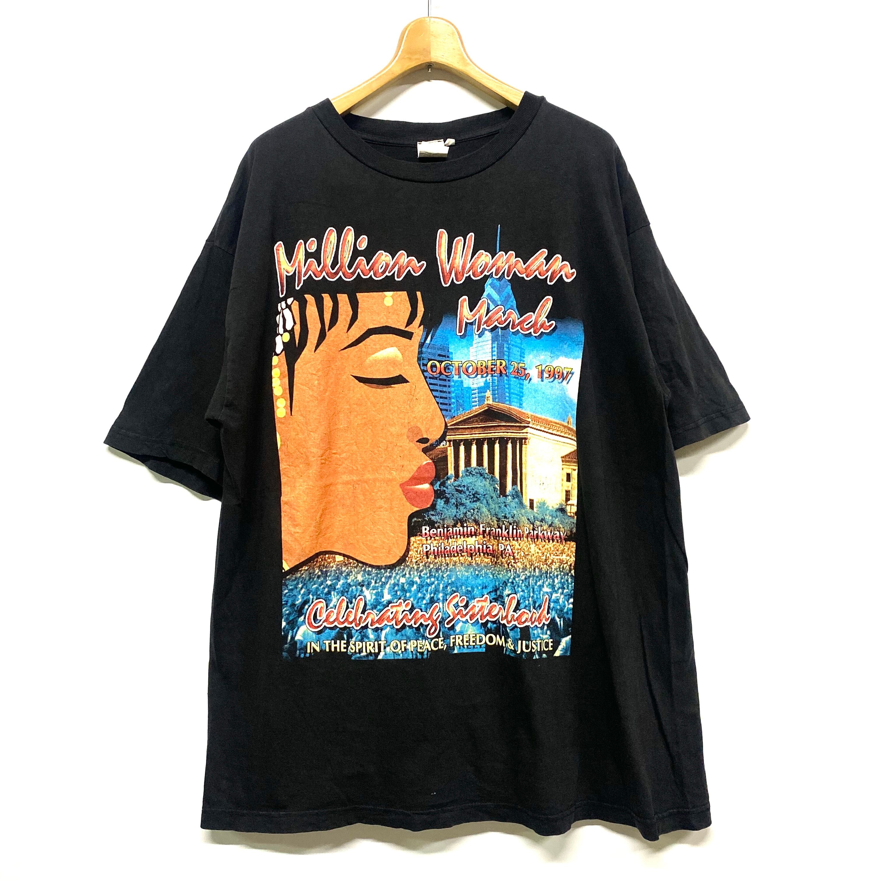 90年代 Million Woman March プリントTシャツ ヴィンテージ メンズXXL Million Woman March vintage Tシャツ